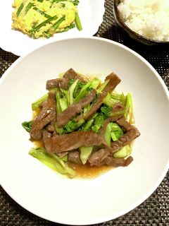 牛肉と青梗菜 和風コク旨炒め-レシピのメイン写真