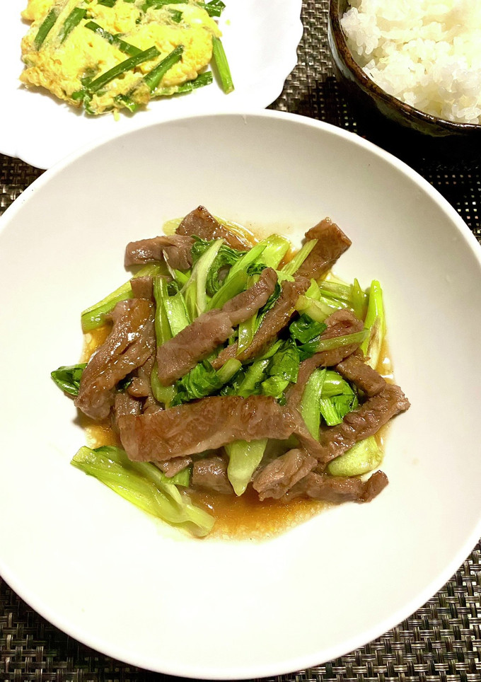 牛肉と青梗菜　和風コク旨炒め-レシピのメイン写真