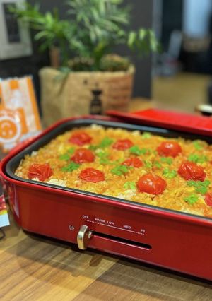 とまらん♪と鶏肉のパエリア-レシピのメイン写真