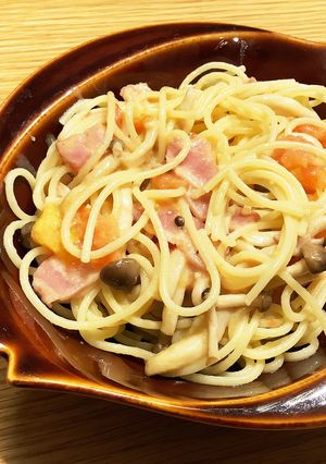トマトクリームパスタ　-レシピのメイン写真