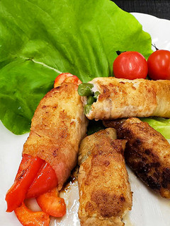 いろいろ野菜の豚肉巻き-レシピのメイン写真
