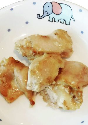 【保育園給食】鶏肉のごま味噌焼き-レシピのメイン写真