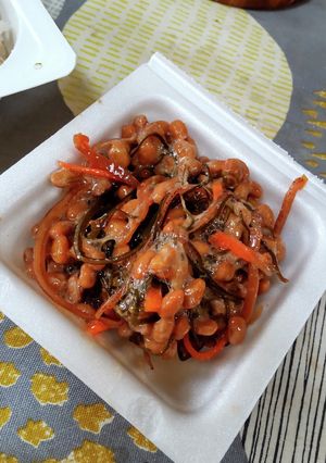 納豆に松前漬けまぜまぜ-レシピのメイン写真