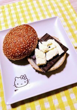 板チョコ バターバーガー-レシピのメイン写真