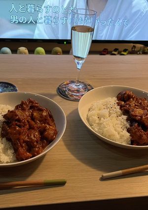 ホットクックで舞茸入り無水カレー-レシピのメイン写真