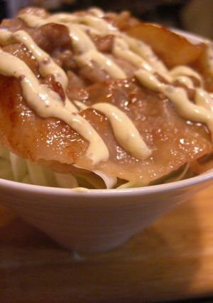 豚の照焼き丼☆粒マスタードマヨ-レシピのメイン写真