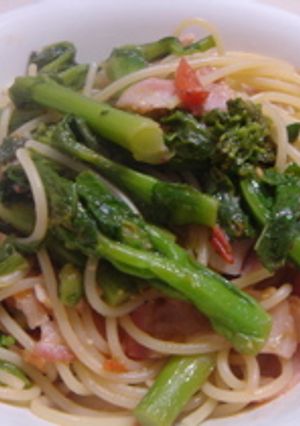 菜の花とベーコンのパスタ-レシピのメイン写真