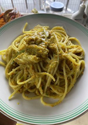 ウコンとにんじんの香りのパスタ-レシピのメイン写真