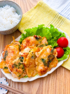 鶏ささみ肉で作る♫大葉入りとり天-レシピのメイン写真