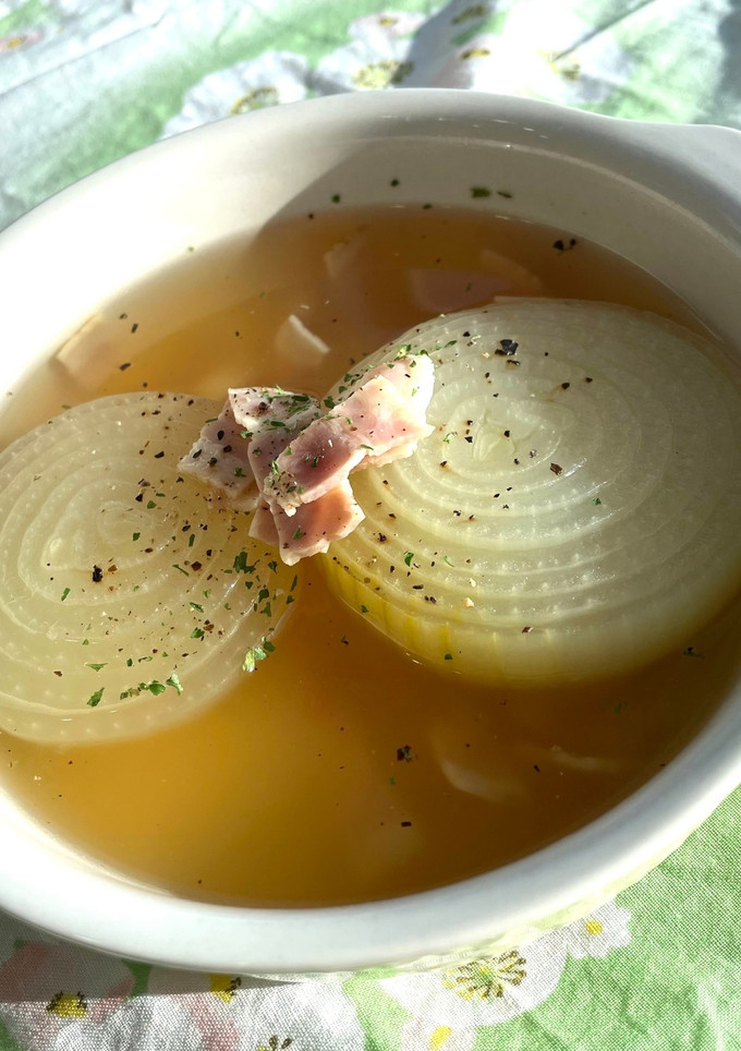 玉ねぎの丸ごとスープ-レシピのメイン写真