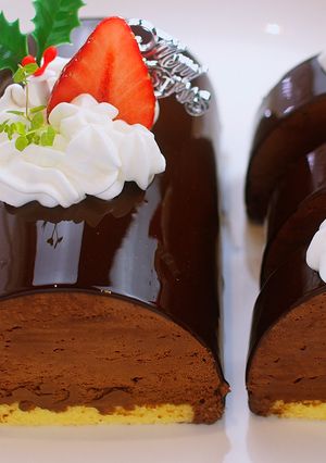 つやつや☆チョコレートムースケーキ※動画-レシピのメイン写真