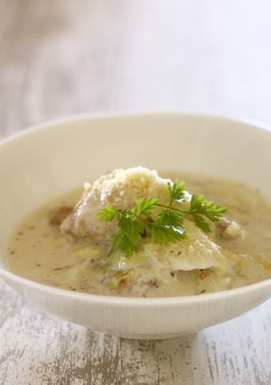 大葉みそを使った簡単鶏のミルク煮-レシピのメイン写真