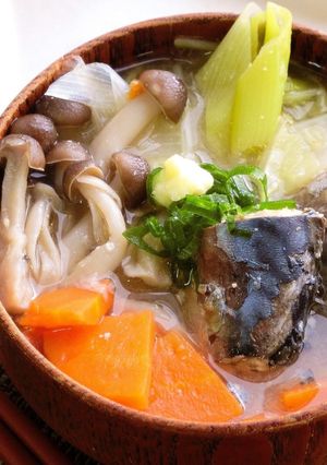 【主菜・副菜】さば缶de具沢山みそ汁-レシピのメイン写真