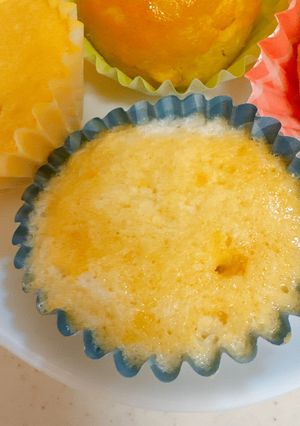 卵丸ごと活用！ふわふわカスタード風カップ-レシピのメイン写真