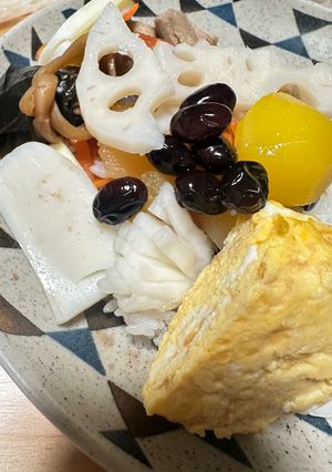 残ったお節のトッピングちらし寿司-レシピのメイン写真