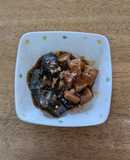 タピオカ粉で2色の豆乳わらび餅風