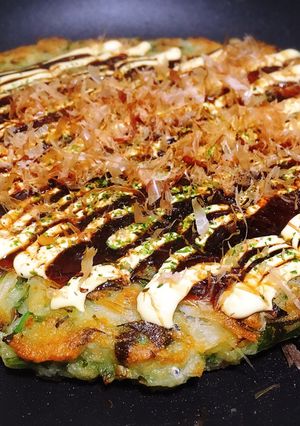 これ感動☆小ネギとジャガイモのお好み焼き-レシピのメイン写真