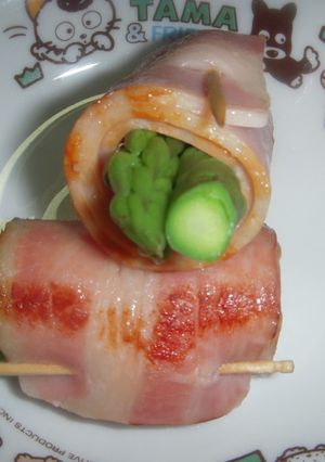 アスパラのベーコン巻(お弁当)-レシピのメイン写真