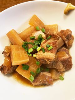 豚バラ軟骨と大根の圧力鍋とろとろ煮込み-レシピのメイン写真