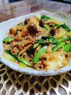 ✿厚揚げと青梗菜のピリ辛中華炒め✿-レシピのメイン写真