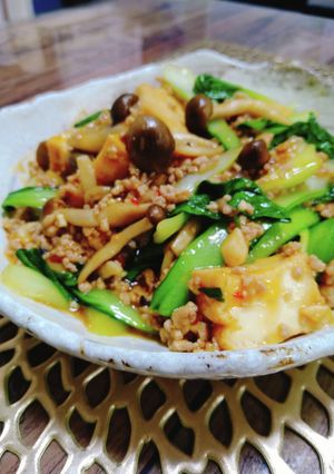 ✿厚揚げと青梗菜のピリ辛中華炒め✿-レシピのメイン写真