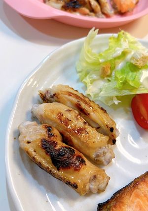 手羽中のうま塩焼き♡-レシピのメイン写真