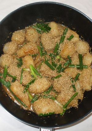 里芋の味噌煮♪簡単咳痰喉のつまり漢方薬膳-レシピのメイン写真
