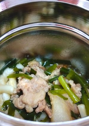 汁あり豚にら焼きうどん-レシピのメイン写真
