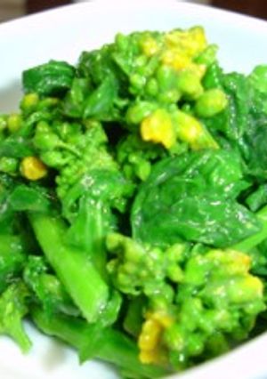 ピリッと濃厚！菜の花の白味噌和え-レシピのメイン写真