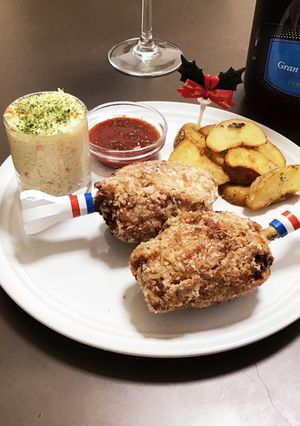 手羽先の肉詰♡フライドチキン・ロリポップ-レシピのメイン写真