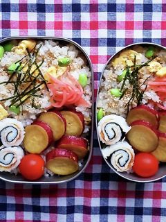 高校生 息子と娘のお弁当 63-レシピのメイン写真