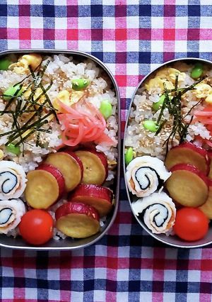 高校生　息子と娘のお弁当 63-レシピのメイン写真