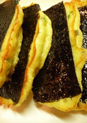 おかずに最高！豆腐のもちもち磯辺焼き！-レシピのメイン写真