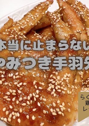 お酒もご飯も進むやみつき手羽先-レシピのメイン写真