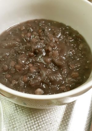 鍋で煮る小豆からの粒あん♡-レシピのメイン写真