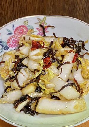 白菜の塩昆布和え・ピリ辛-レシピのメイン写真