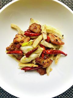 里芋と鶏もも肉の四川風炒め-レシピのメイン写真