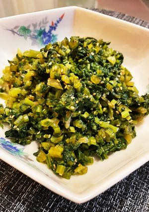 かぶの葉のごま油炒め♪ごはんのおともに-レシピのメイン写真
