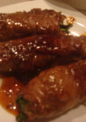 焼肉のタレで！！牛肉のゴボウ巻き☆-レシピのメイン写真