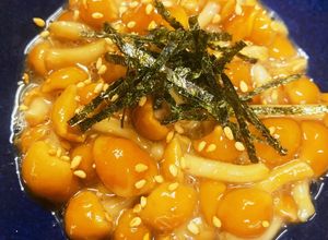 お通しに最高⤴なめこのわさび白だし♡-レシピのメイン写真