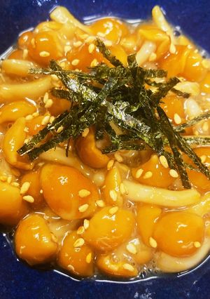 お通しに最高⤴なめこのわさび白だし♡-レシピのメイン写真