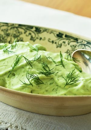 豆乳と太白胡麻油で！簡単ディルマヨネーズ-レシピのメイン写真
