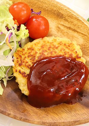 ヘルシー＆低脂質！大豆ミートーハンバーグ-レシピのメイン写真