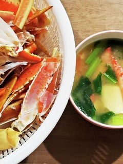 《カニの殻 de おみそ汁》殻★再利用♪-レシピのメイン写真