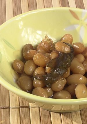 長沼町 大豆①大豆の昆布煮-レシピのメイン写真