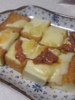 厚揚げチーズにイカの塩辛-レシピのメイン写真