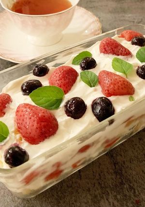 クリスマスヨーグルトスコップケーキ-レシピのメイン写真