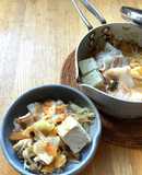 おいしく減塩！片手鍋で作るみそキムチ鍋