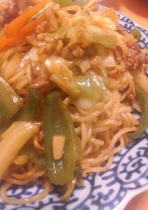 失敗なし！我が家のナポリタン風焼きそば♪-レシピのメイン写真