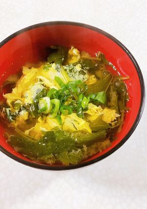水菜と三つ葉のかき玉汁-レシピのメイン写真